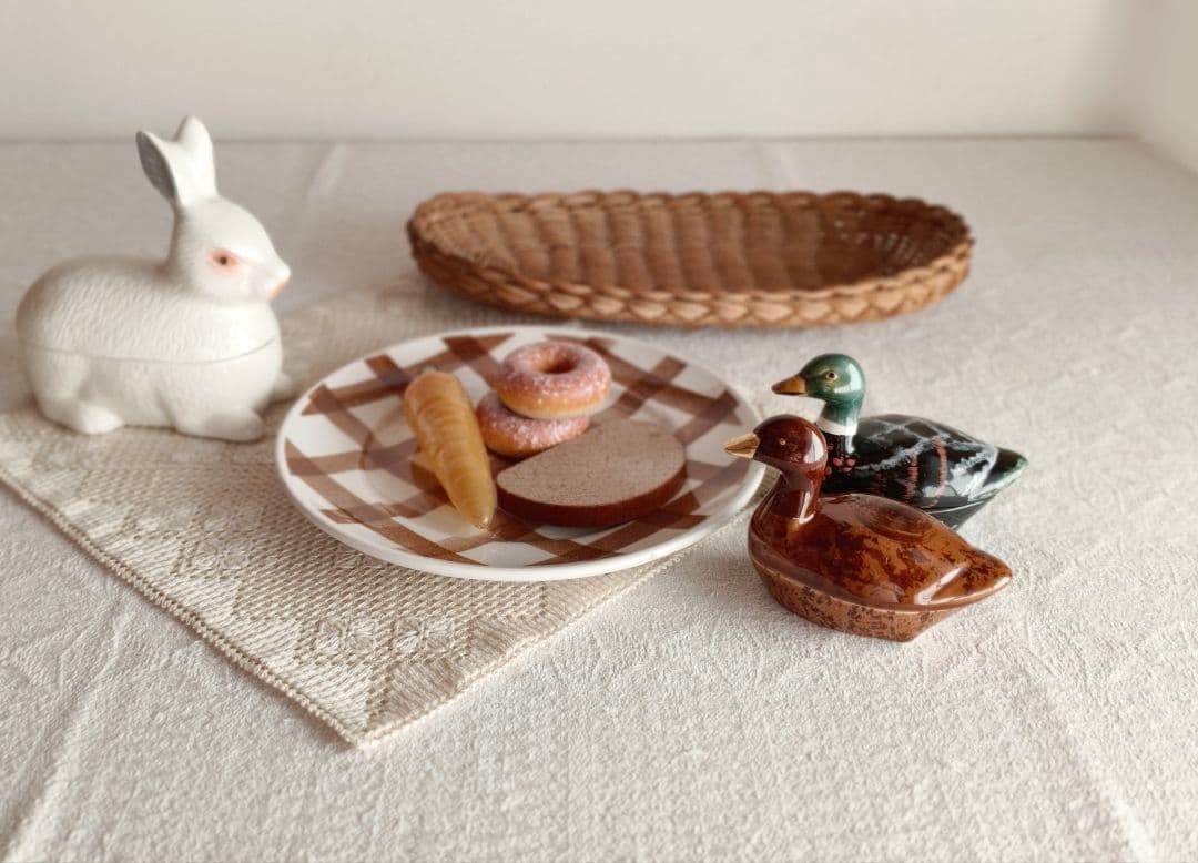 まーちゃんさま】vintage pot ❀ みどりの鳥 miniテリーヌポット