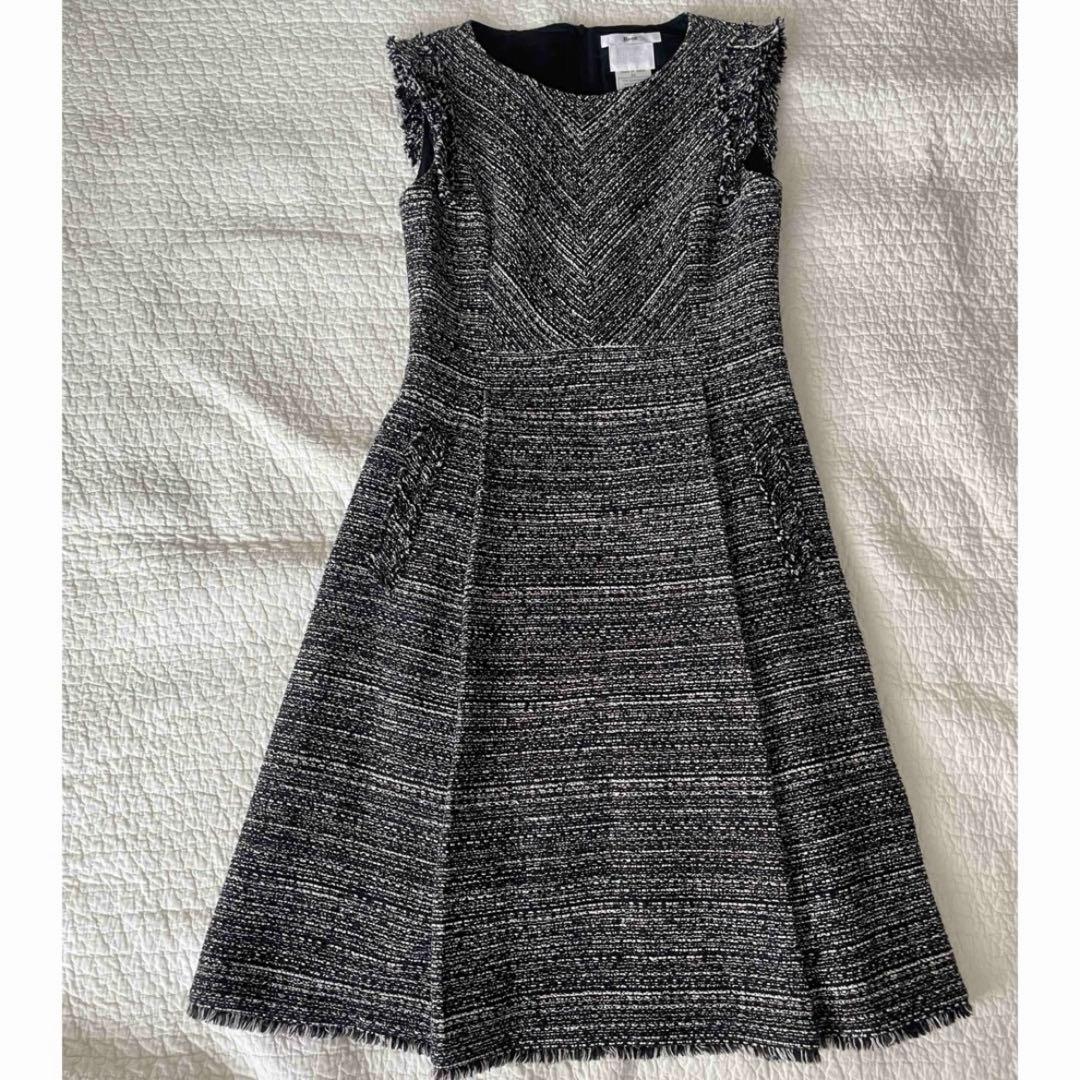 ルネ ツイードワンピース 34 - メルカリ