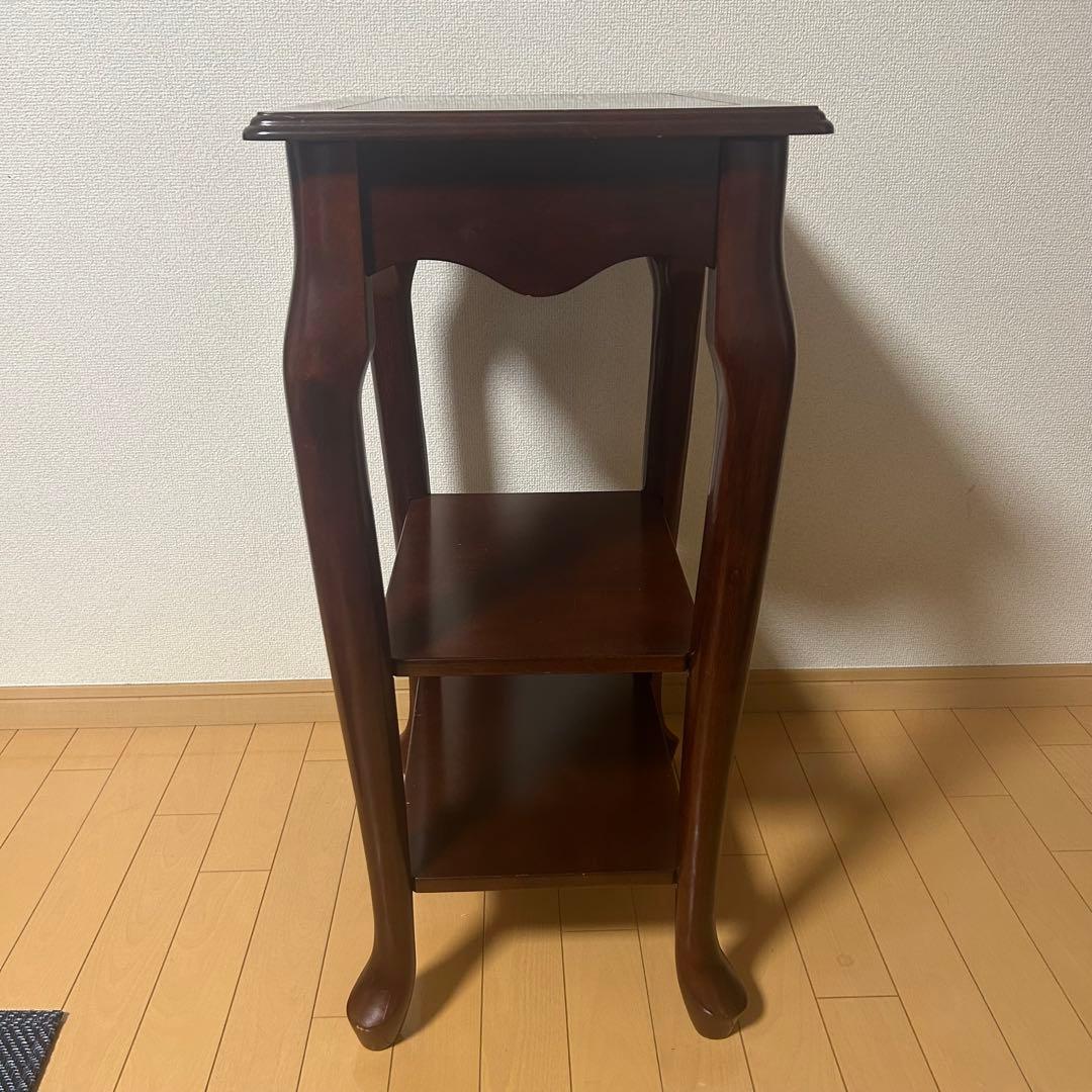 イトーヨーカ堂 ビンテージ アンティーク家具 木製サイドテーブル