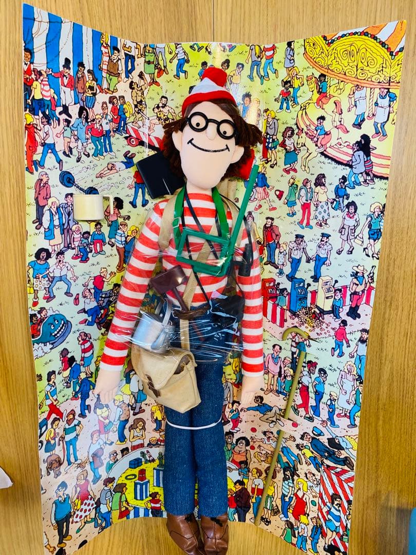 ウォーリーをさがせ！ 1991年製　50センチぬいぐるみ ウォーリーを探せ 1991年製 ツクダホビー ぬいぐるみ レア - メルカリ