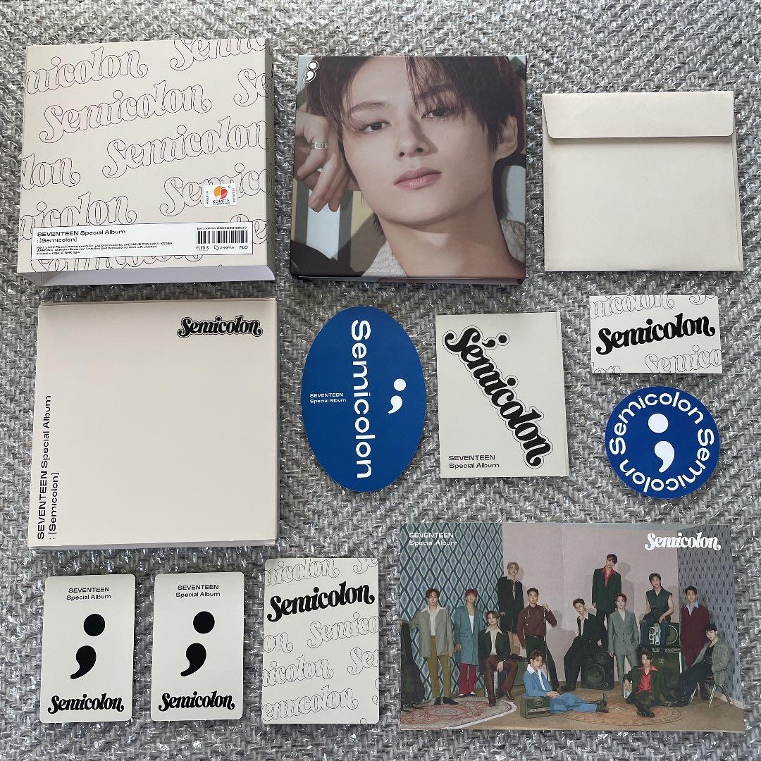 SEVENTEEN セミコロン アルバム トレカ付き - メルカリ
