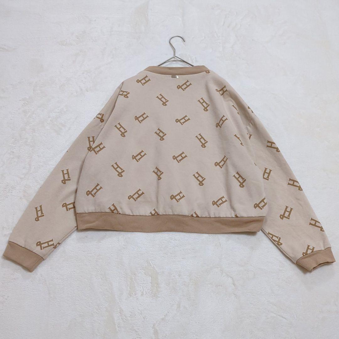 HERNO 42 近年モデル 総ロゴ モノグラム カーディガン ブラウン - メルカリ