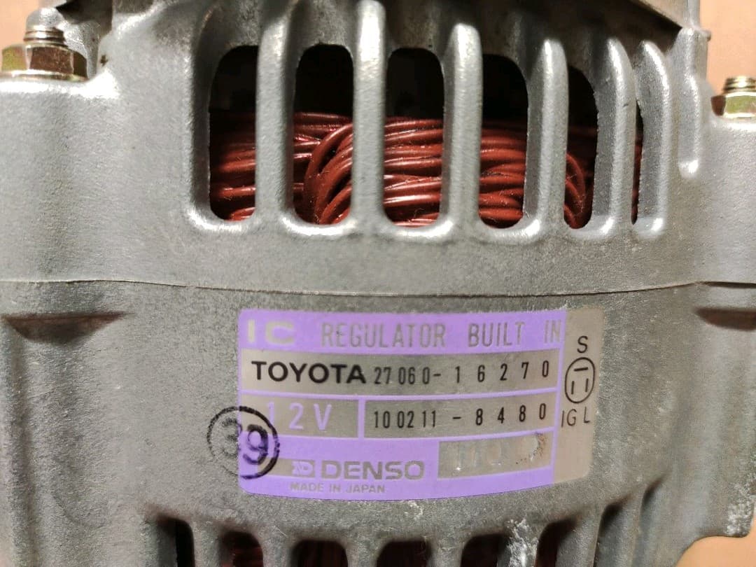 新品未使用】トヨタ純正 オルタネーター 27060-16270 AE95 - メルカリ