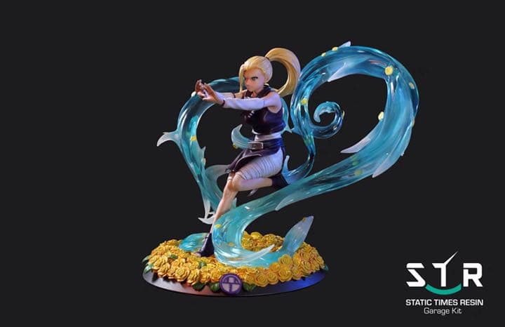 NARUTO ナルト 山中いの ガレージキット ガレキ スタチュー② - メルカリ