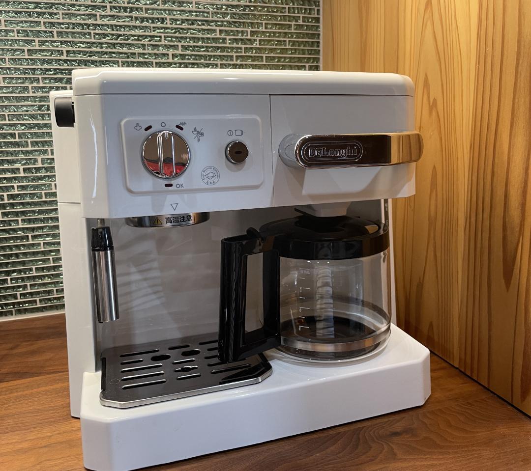 デロンギ コンビコーヒーメーカー ホワイト BCO410J-W ドリップ