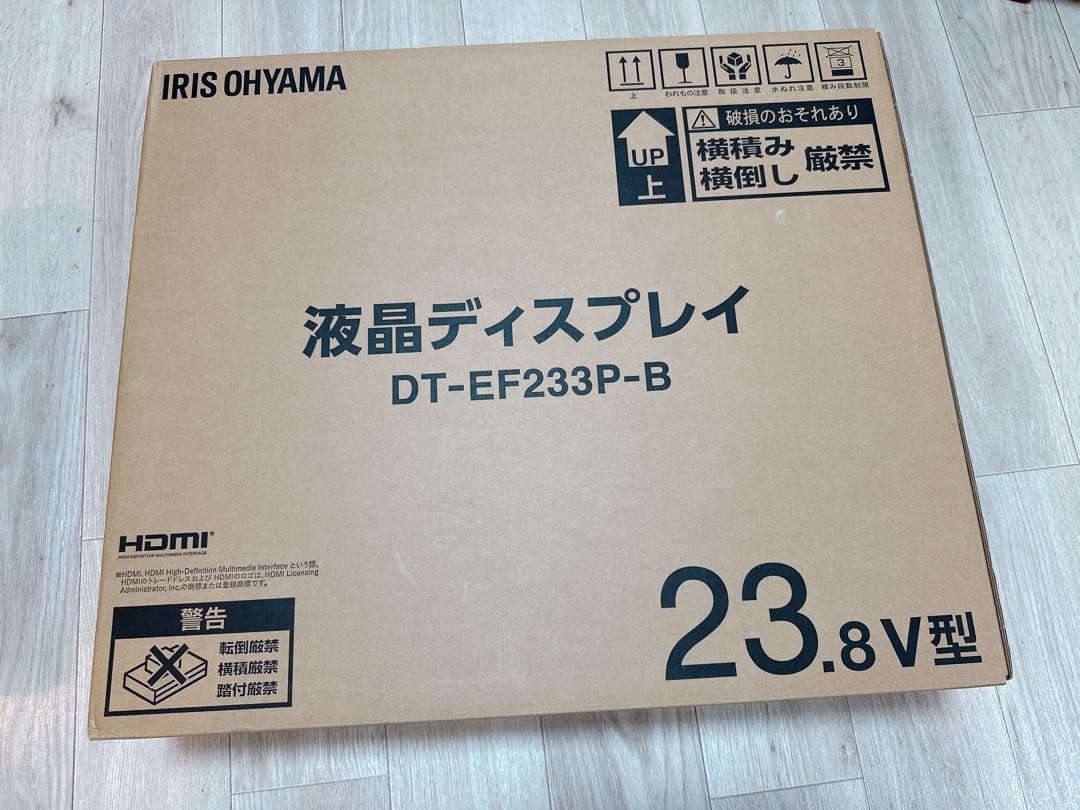 IRIS OHYAMA 液晶ディスプレイ DT-EF233P-B 23.8V型 Amazon.co.jp: アイリスオーヤマ モニター 23.8インチ スピーカー内蔵