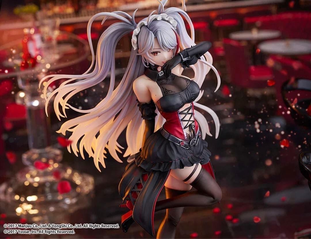 【新品未開封】プリンツ・オイゲン この夜に酔いしれ アズールレーン　特典付き 未開封】プリンツ・オイゲン この夜に酔いしれ 「アズールレーン」 1/7