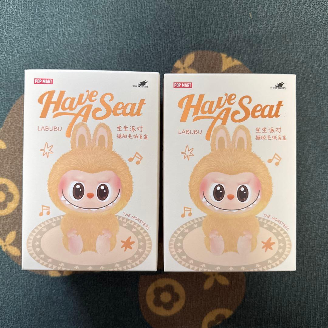 正規品 LABUBU ラブブ Have a seat 未開封2個セット - メルカリ