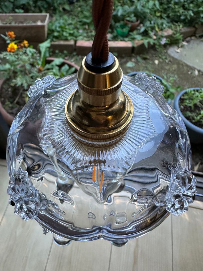 1920年代 フランス アンティーク 雨に濡れた可愛いお花のミニ