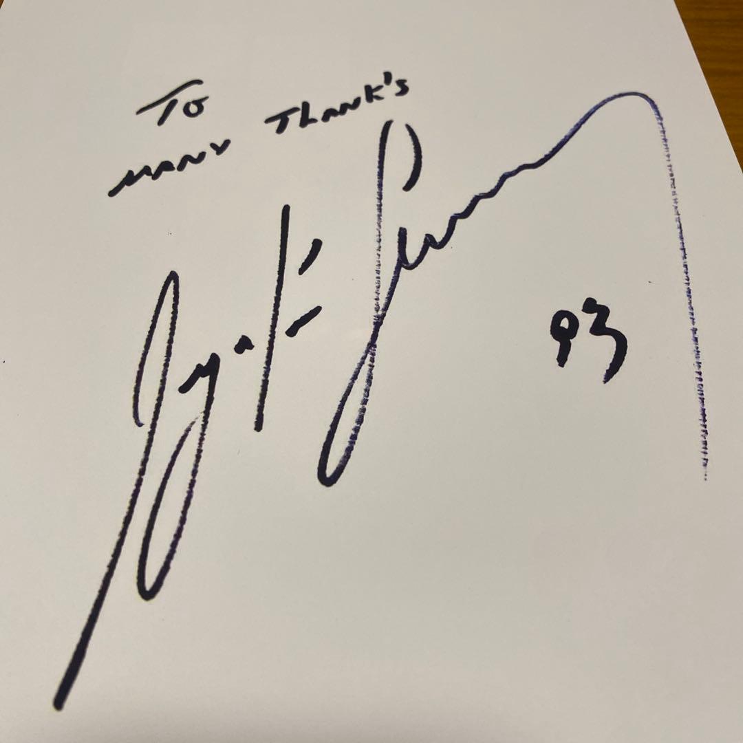 アイルトン・セナ 印刷サイン ヨーロピアンGP - メルカリ
