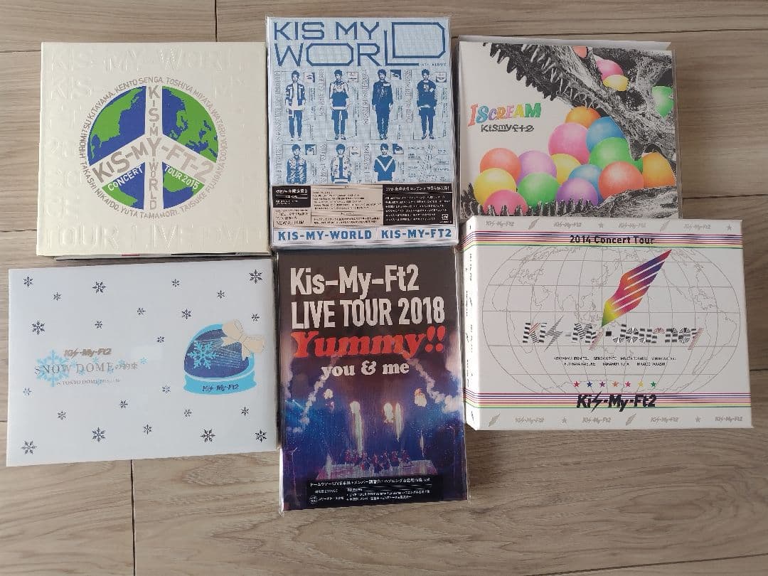 まとめ売り】Kis-My-Ft2 ライブDVD・アルバム 7枚セット - メルカリ