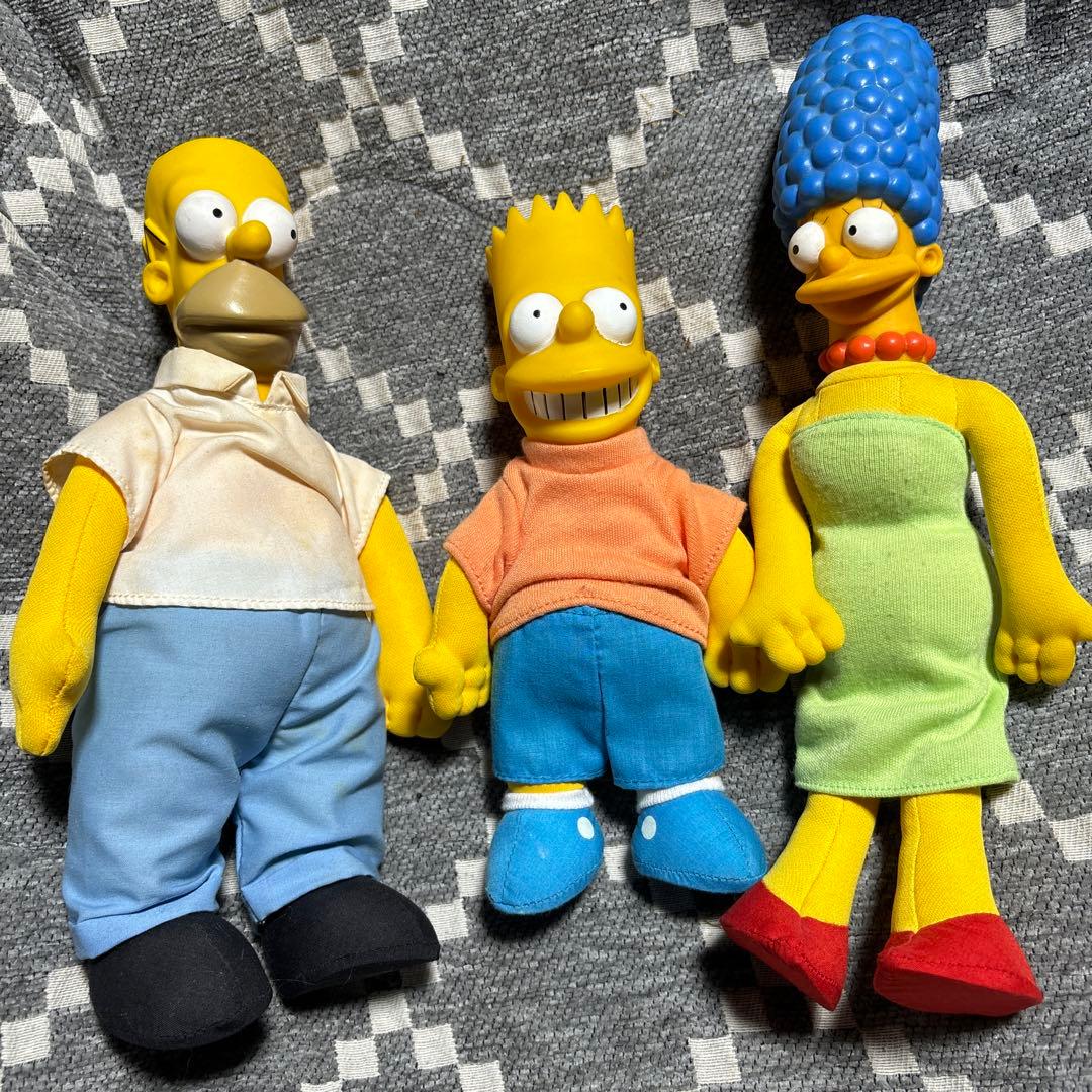 シンプソンズ ぬいぐるみ 3体セット ホーマー バート マージ デッド