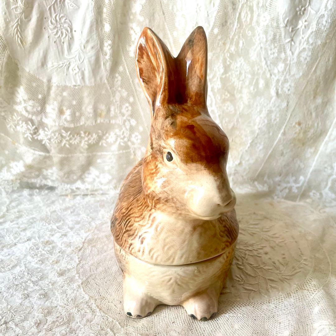 sakura様専用 陶器のうさぎ型パテポット ミッシェル・コーガン