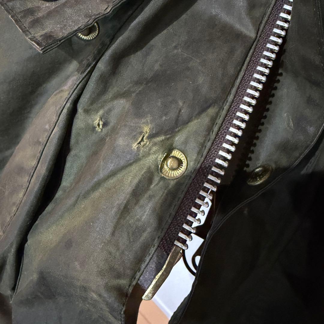 【XL】90's Barbour \"WESTMORLAND\" オイルドベスト