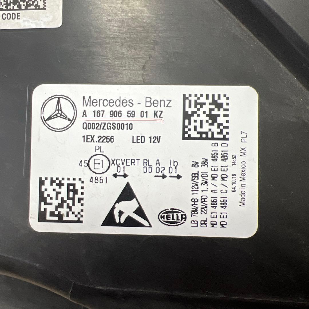 Mercedes-Benz gls400d ヘッドライト 左 ウインカー異常