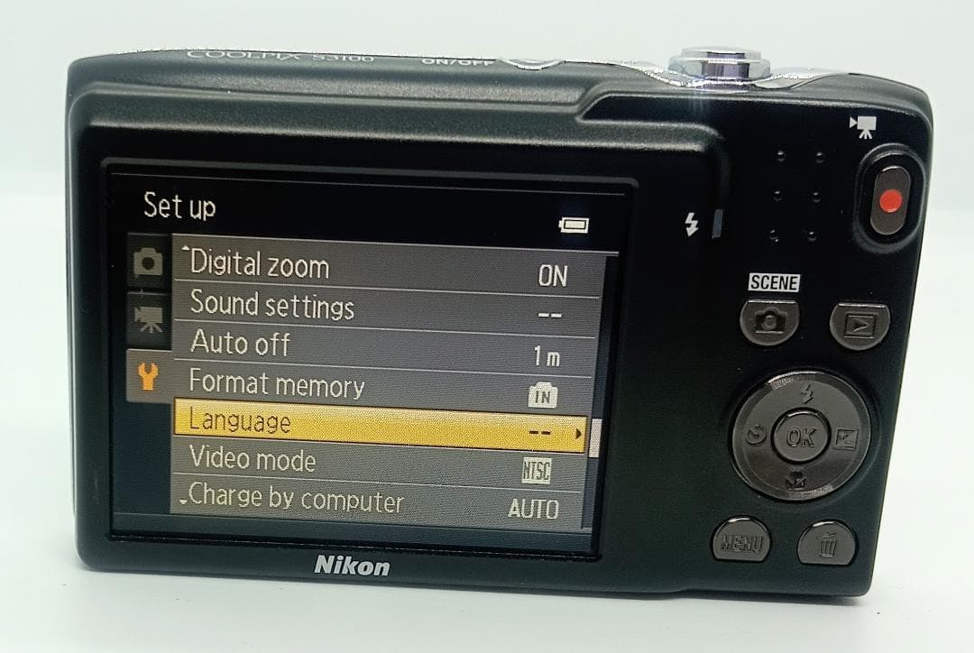 Nikon COOLPIX S3100 14.0MP Purple 充電器付き