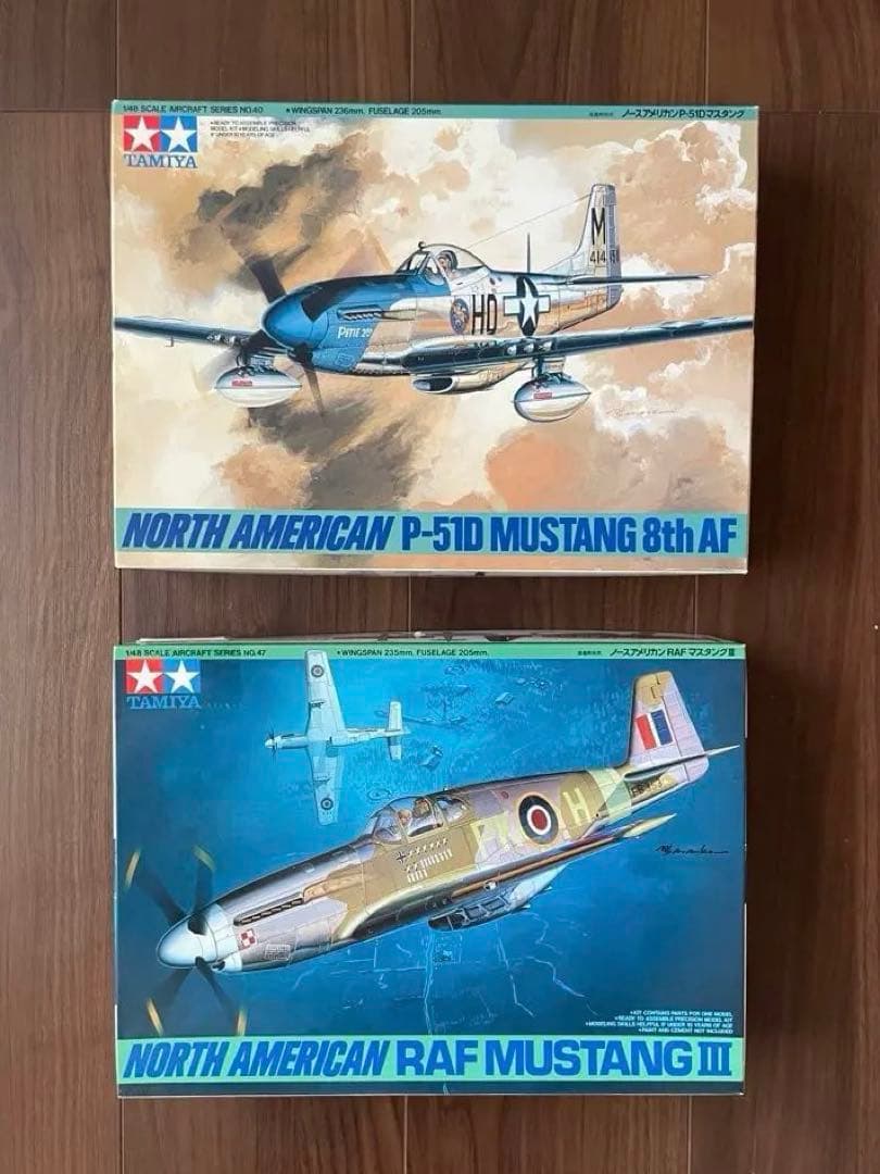 1/48 タミヤ Tamiya P-51Dマスタング & RAFマスタングIII - メルカリ
