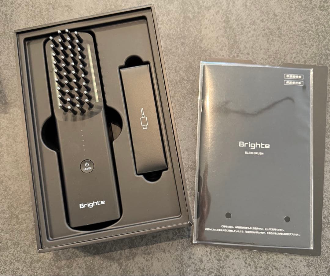 cps.⭐︎エレキブラシ ブラシ型美顔器 Brighte（ブライト） エレキブラシ プラス ブラシ型 美顔器 頭皮ケア