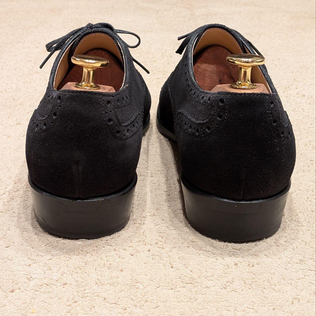 美品 RAYMAR クォーターブローグ 8 26cm スエード ブラック 黒 - メルカリ