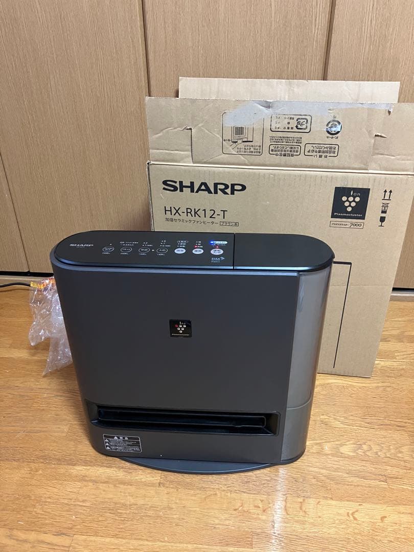 シャープ　SHARP HX-RK12-T セラミックファンヒーター　2023年製 HX-RK12 | プラズマクラスター電気暖房機：シャープ