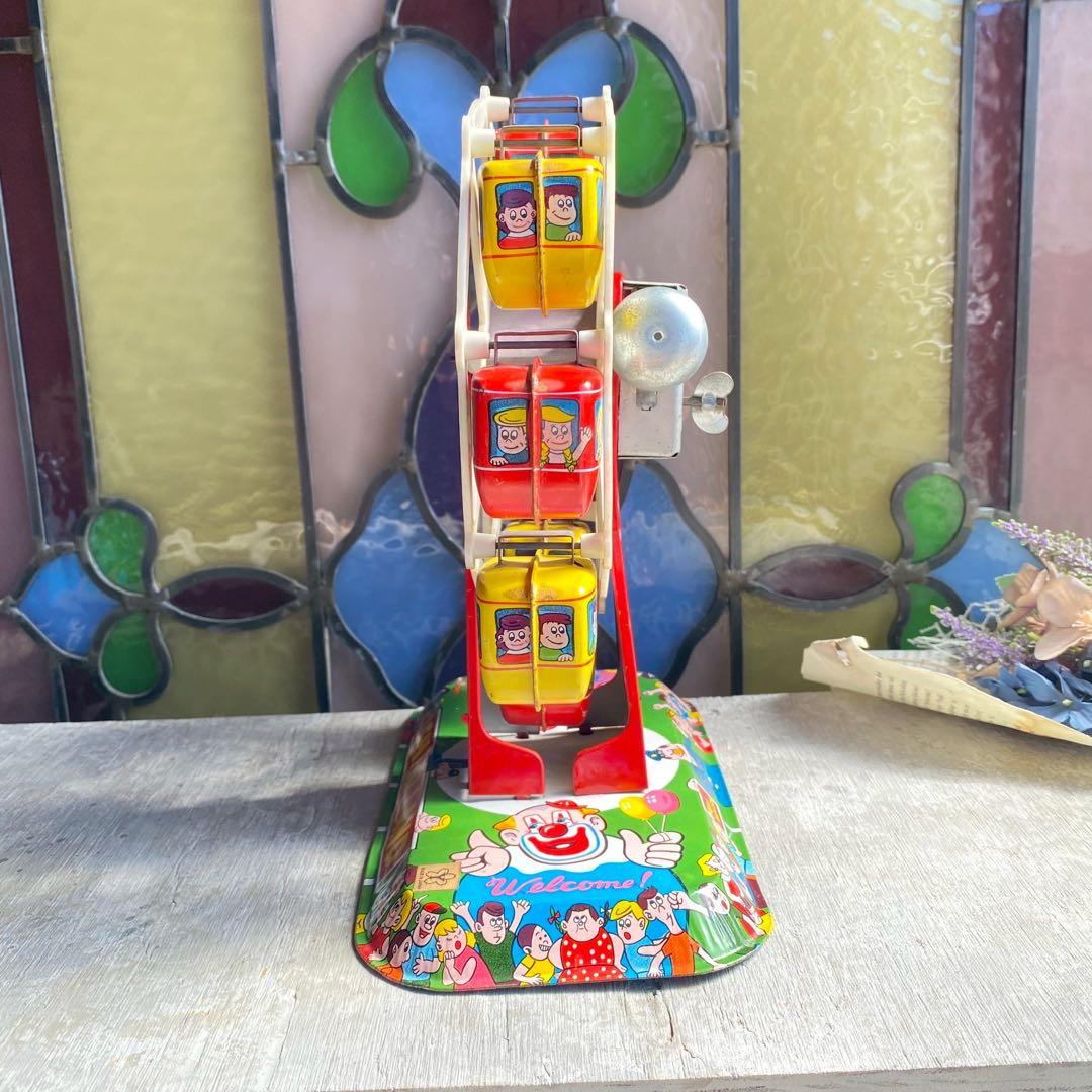 ゆめぷう様専用＊希少 レア ブリキ 観覧車 アンティーク インテリア