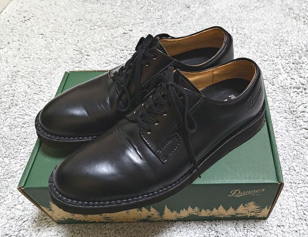 美品！Danner　ポストマンシューズ　ブラック 26cm 楽天市場】ダナー ポストマンシューズ ブラック DANNER POSTMAN SHOES