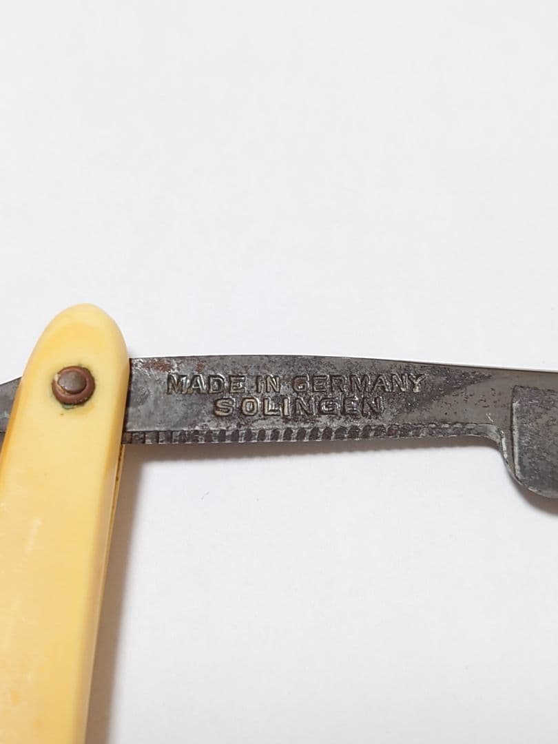 理容 美容 床屋 ゾーリンゲン PUMA ストレートレザー 西洋剃刀 ビンテージ