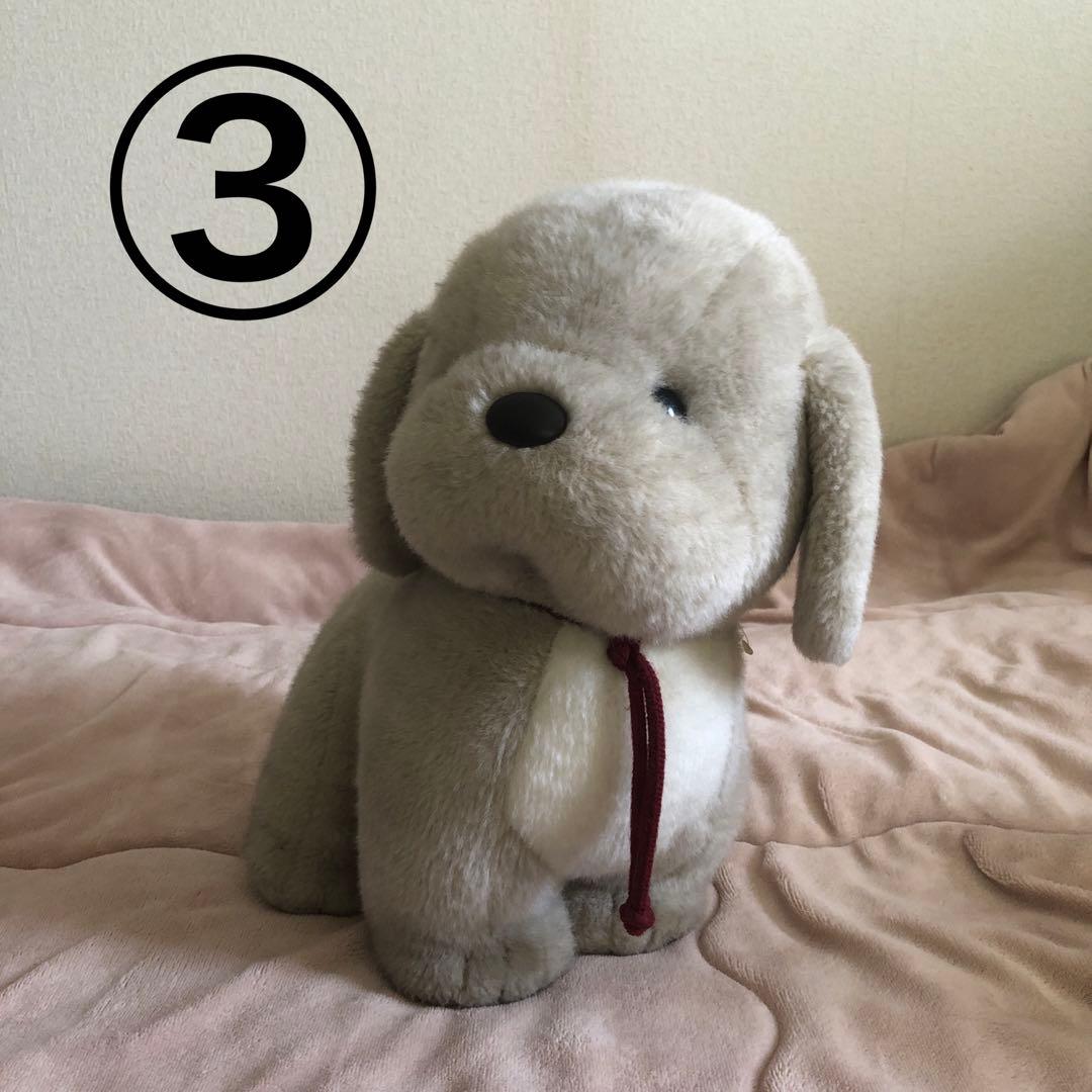 昭和レトロ ヴィンテージ うめ吉 お座りポーズ ぬいぐるみ 4コセット