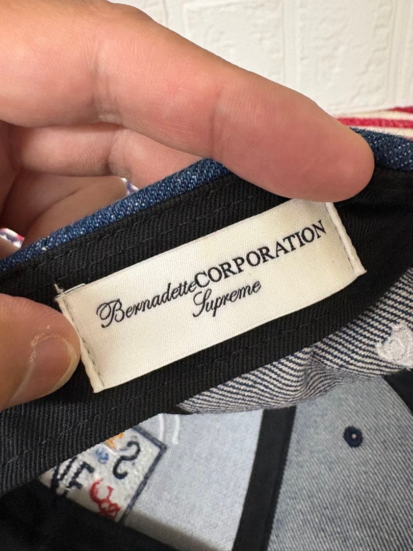 ٩( ᐛ 試着のみ超美品☆シュプリーム× Bernadette☆デニム٩( ᐛ