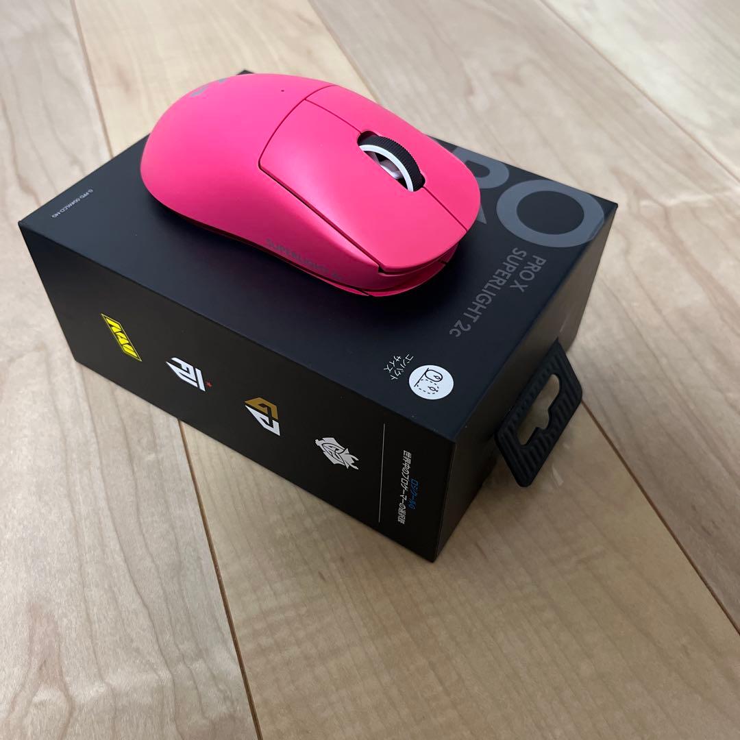 Logicool G PRO X SUPERLIGHT2c マゼンタ - メルカリ
