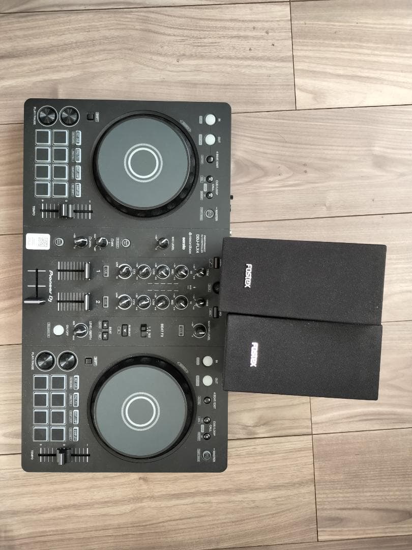 Pioneer DJ DDJ-FLX4 DJコントローラー＆スピーカーセット Pioneer DJ 〔DDJ-400後継機種〕 パイオニア DDJ-FLX4 初心者セット