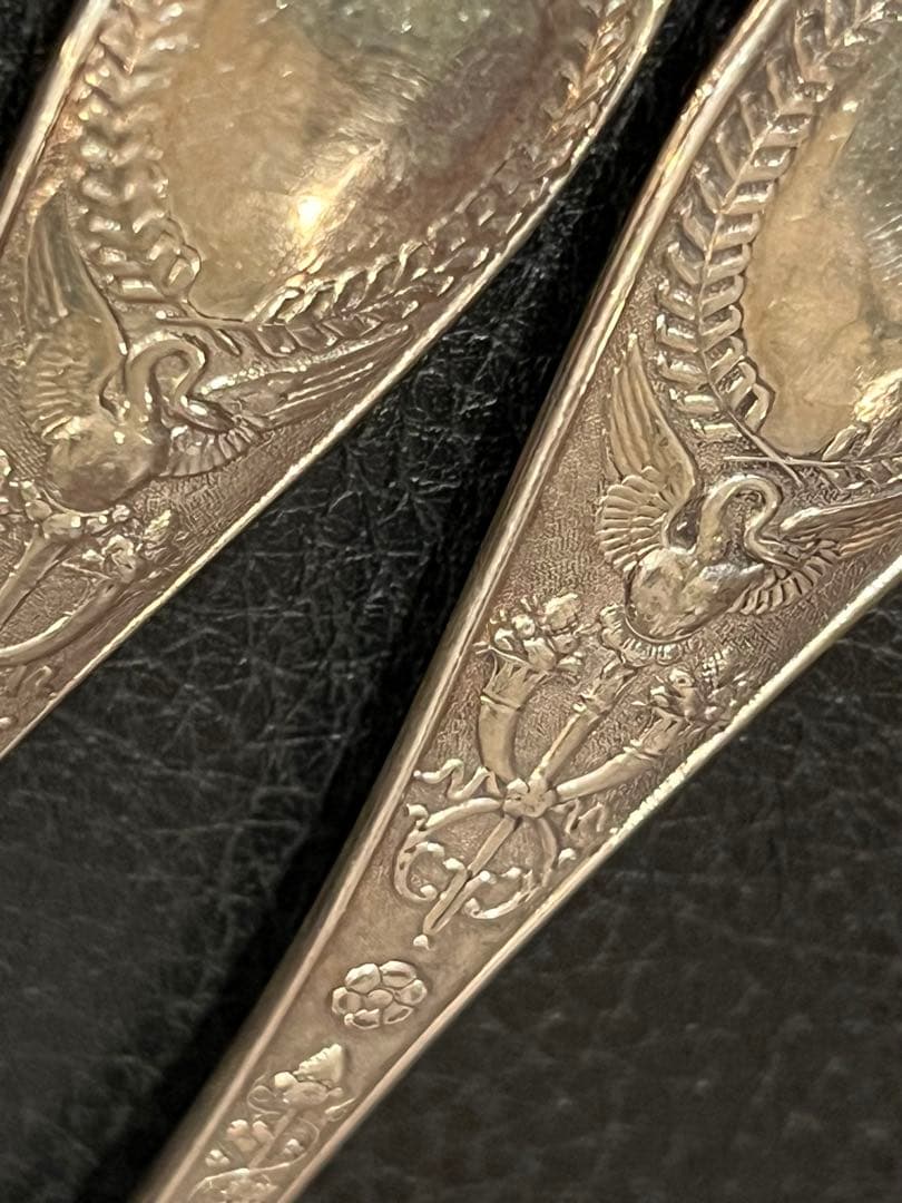 最高峰 オディオ 同意匠 カトラリー セット 純銀製950 フランス