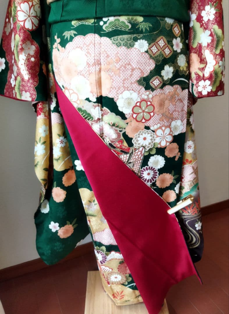 upi様 402.振袖7点セット 正絹 フルセット 成人式 - メルカリ