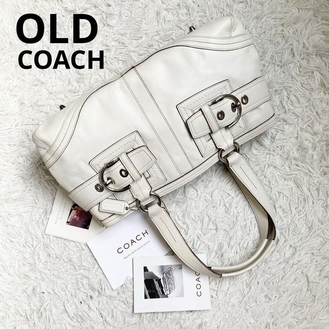 極美品 vintage coach old mini boston 2116 - メルカリ