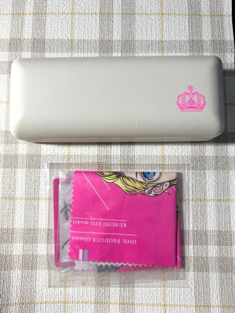 来栖翔 zoff メガネ レンズ度無し コメントカードとメガネ拭き付き