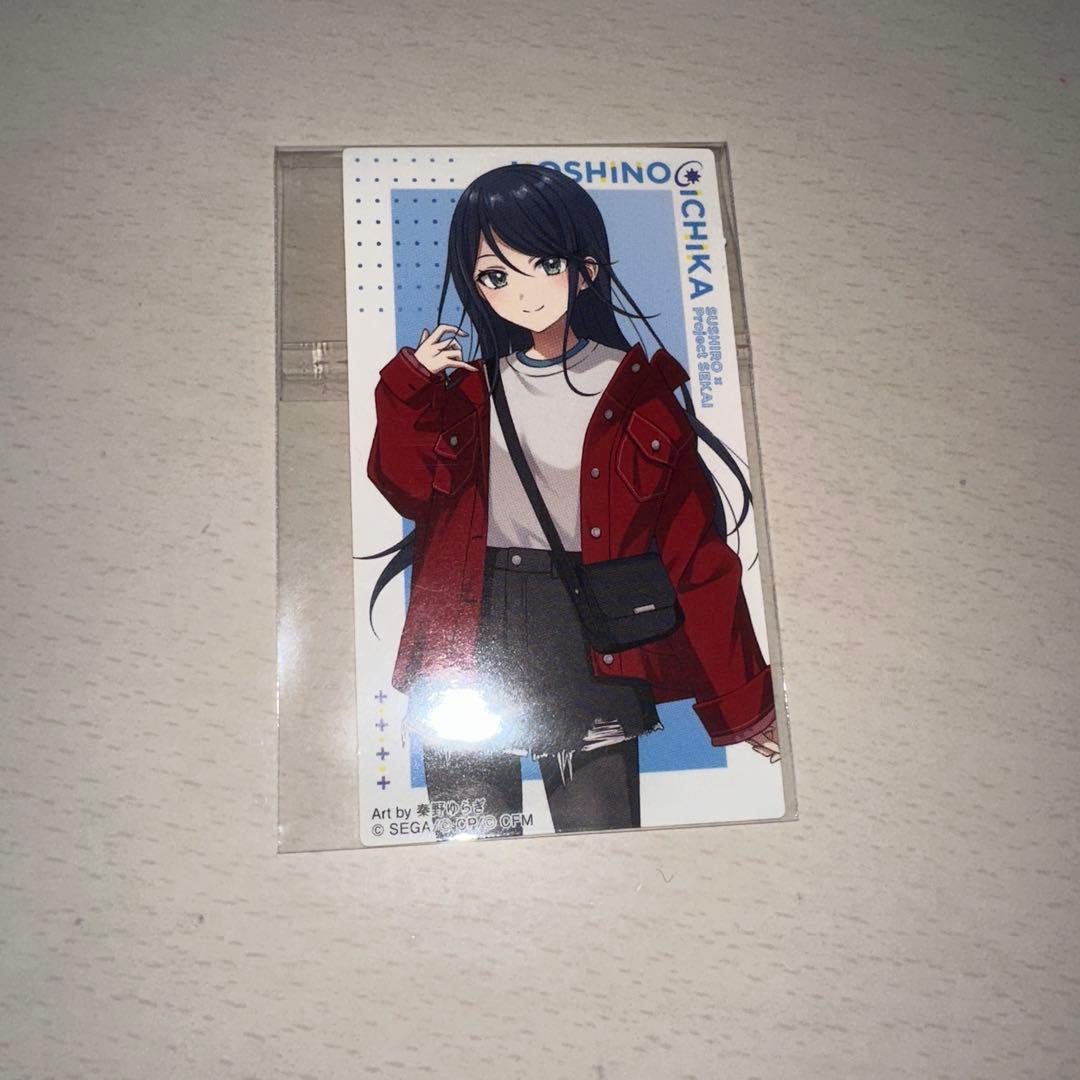 プロセカ 星乃一歌 スシロー ステッカー 缶バッジ グリ缶 47b 48b