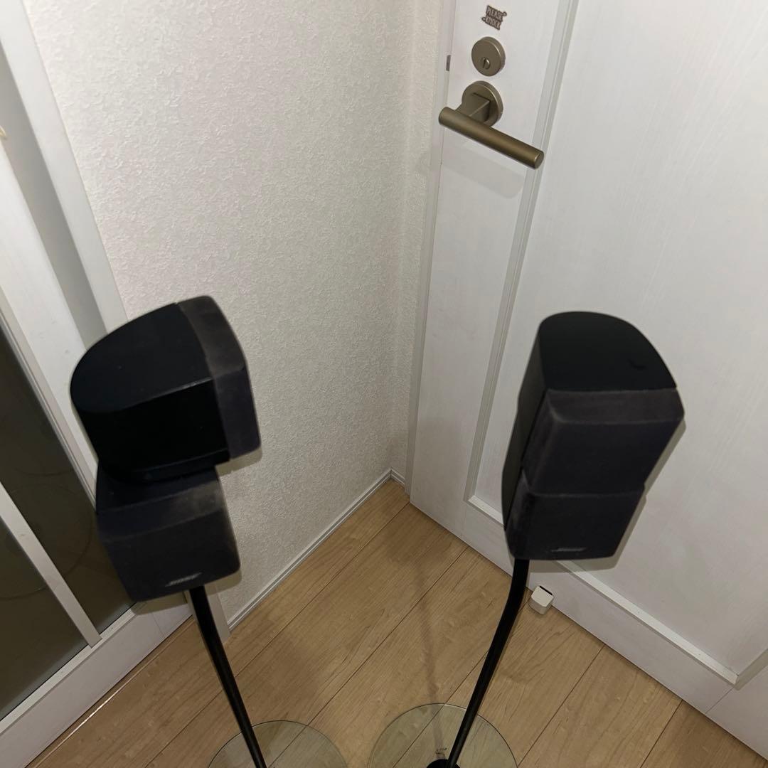 希少 動作ok BOSE サテライトスピーカー 2本クリスタルスタンド付き