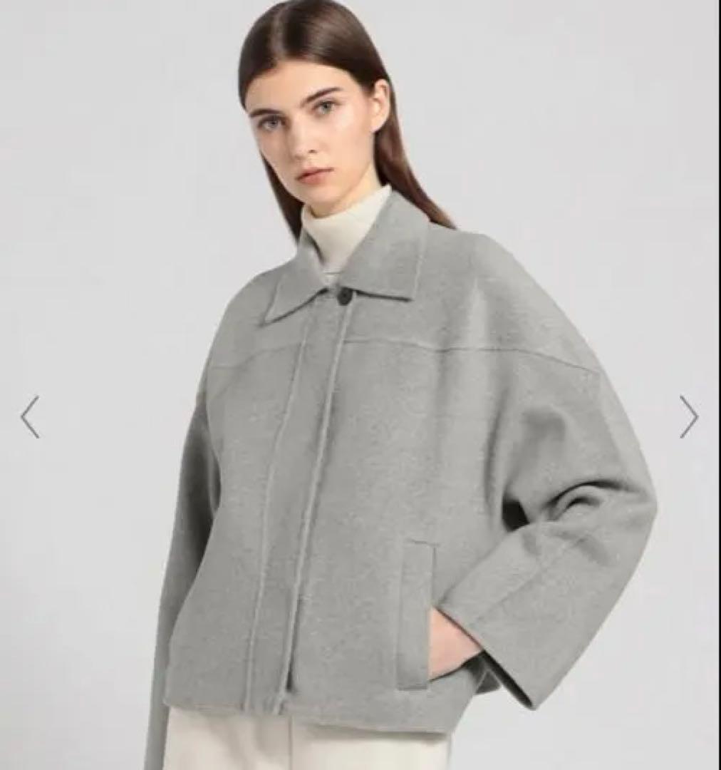 新品☆Theory Luxe ウールコート ダブルフェイスコート カシミヤ混