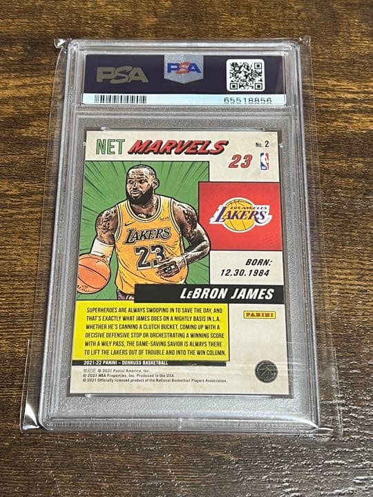 PSA10 2021 ドンラス NET MARVELS レブロン マーベル - メルカリ