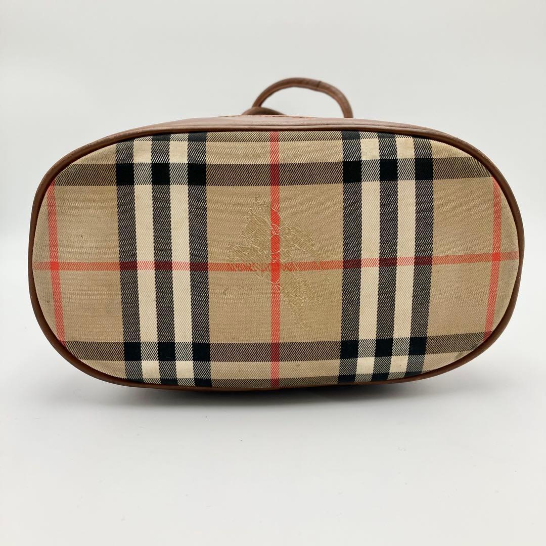 希少 バーバリー 月桂樹 ショルダーバッグ ノバチェック シャドー