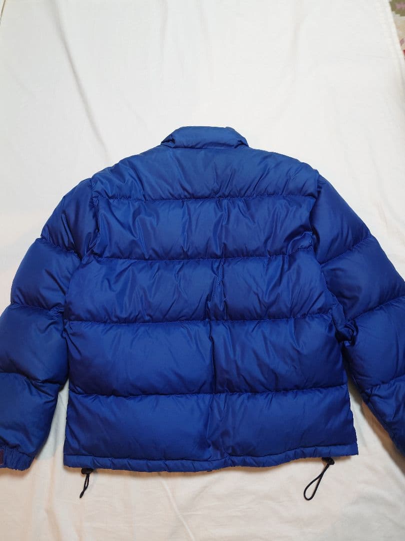 90s エルエルビーン LLBean 青 ダウンジャケット 刺繍ロゴ - メルカリ