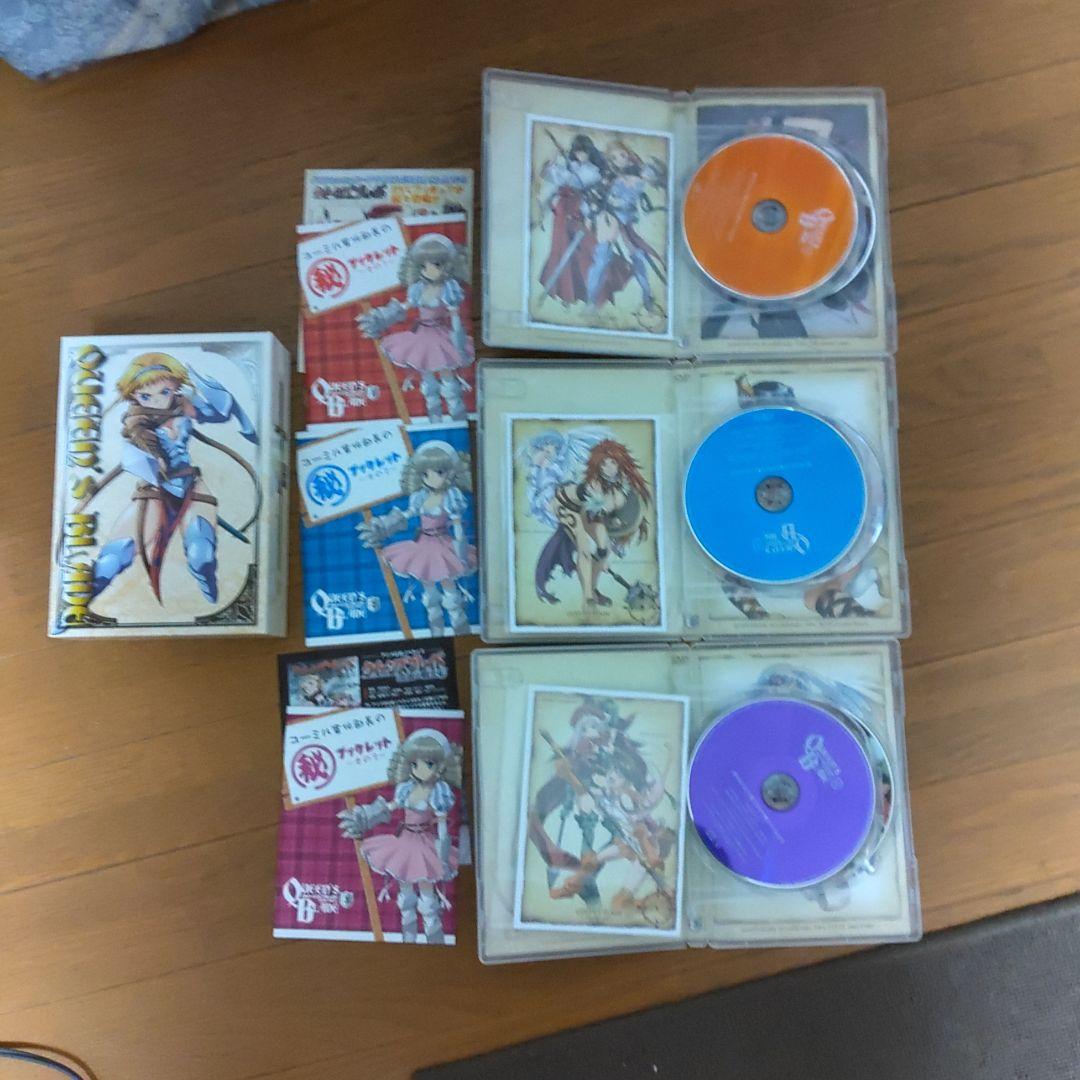 DVDクイーンズブレイド 流浪の戦士 全6巻 玉座を継ぐ者 全6巻 未開封品