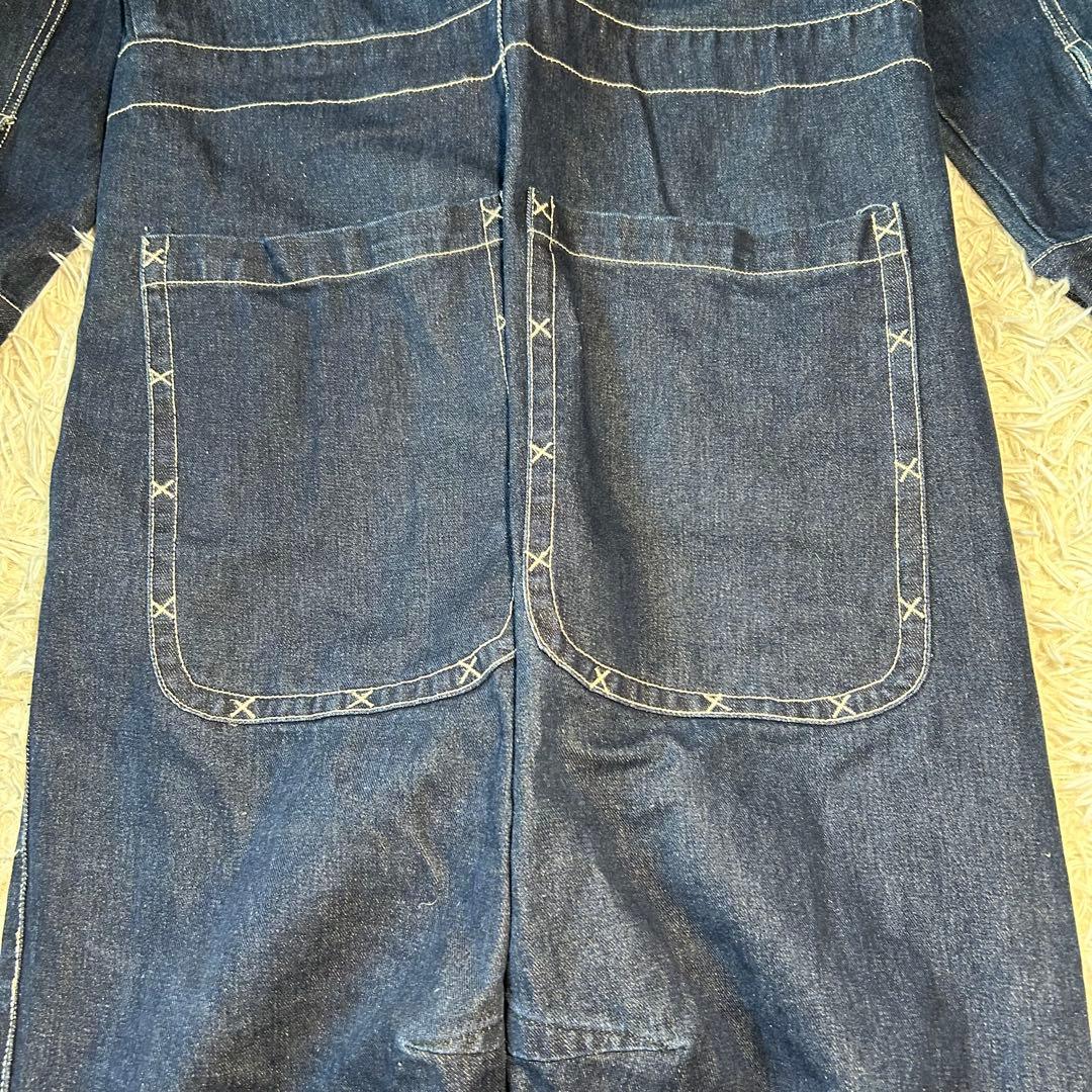 美品 WEST SIDE デニム ツナギ オールインワン XL 濃紺 bboy - メルカリ