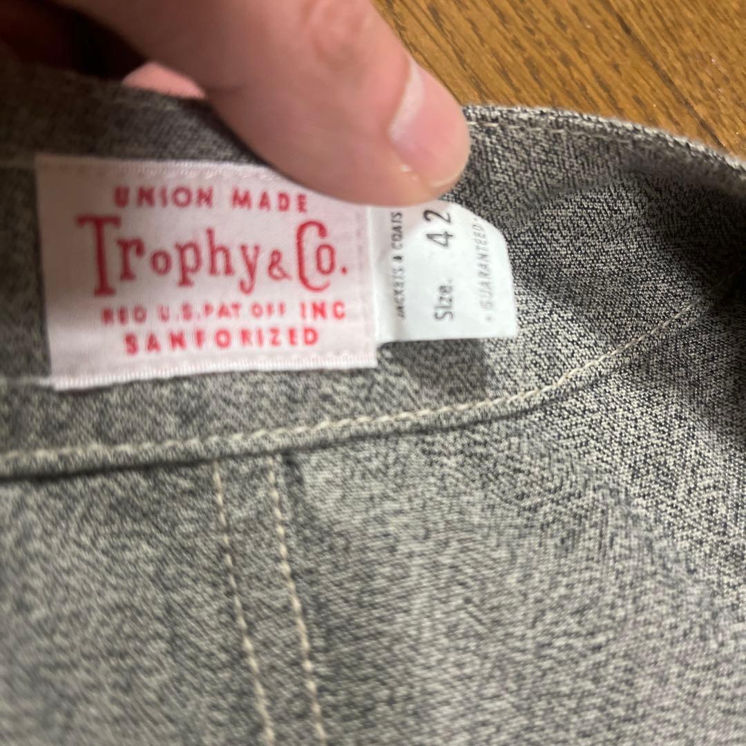 日本製【新品タグ付き】トロフィークロージング ストライプジレベスト