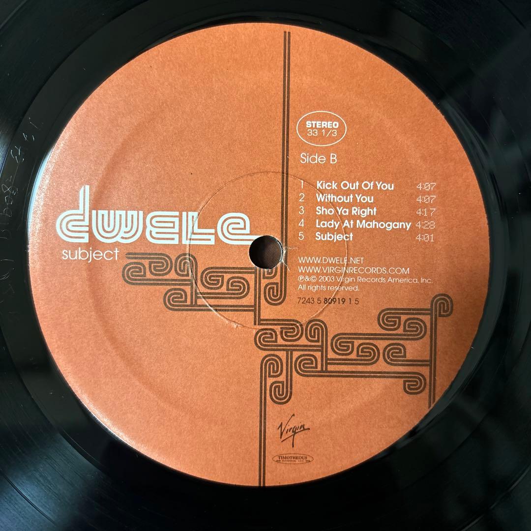 ⭐︎激レア盤⭐︎ Dwele / Subject（美品）送料無料