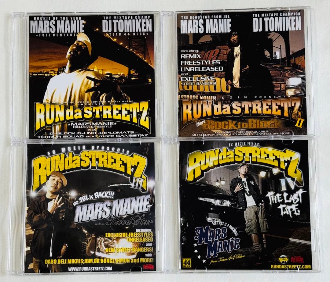 RUN da STREETZ 4CD / Mars Manie MixCD - 邦楽ブランド