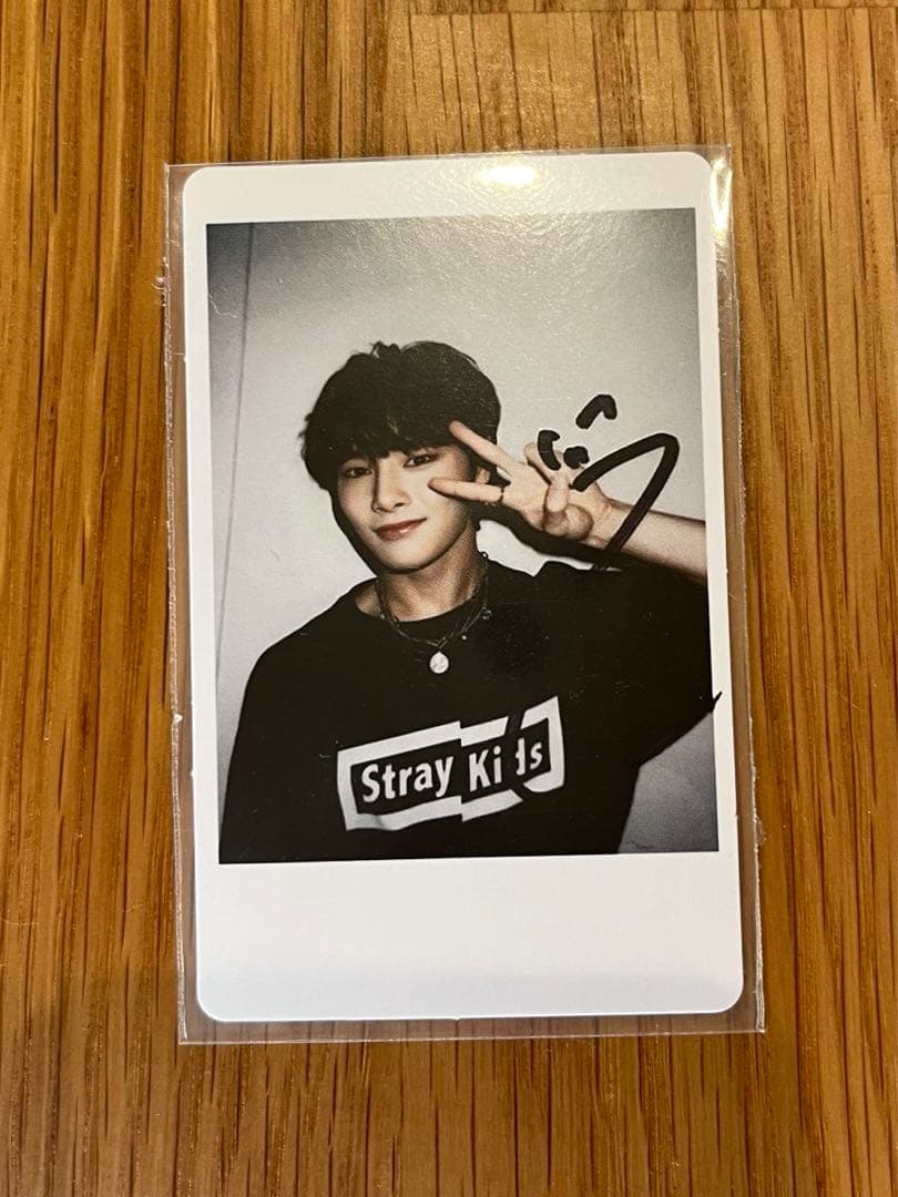 ♩*様 straykids サイン入り チェキ風 フォトカード アイエン I.N
