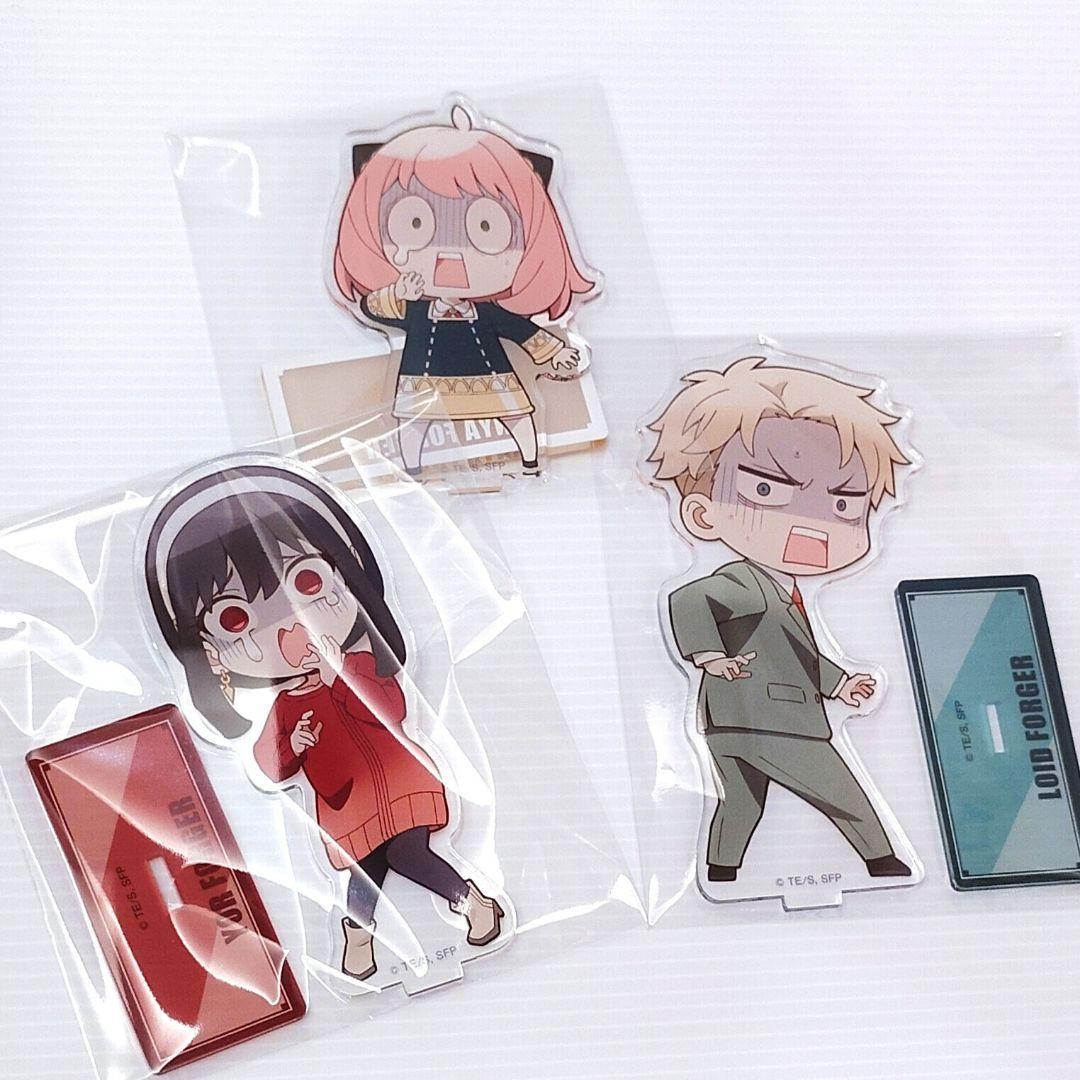 スパイファミリー】 アーニャ ロイド ヨル びっくり アクリルスタンド