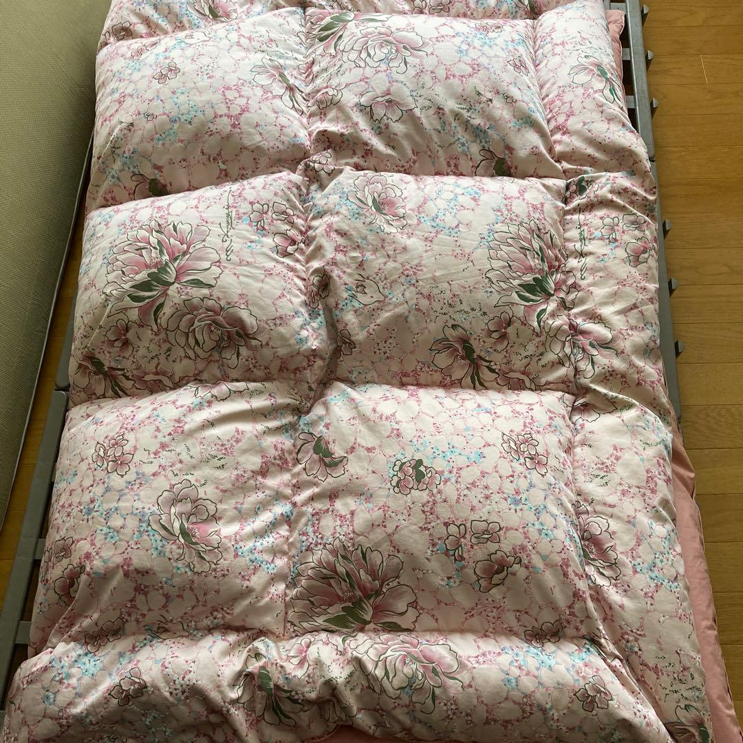 水鳥羽毛100%掛け布団 - メルカリ