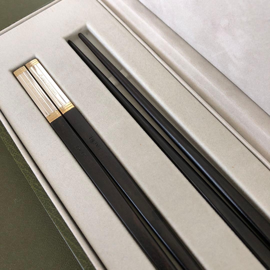 未使用 Christofle EBENE 箸 黒檀 クリストフル エボニー - メルカリ